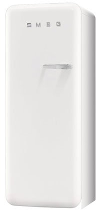 Отдельностоящий однодверный холодильник Smeg FAB28LWH3 Серия Стиль 50-х гг.