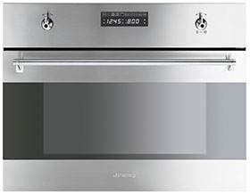 Духовой шкаф с функцией пароварки  Smeg SF4390VX1 Серия Classica