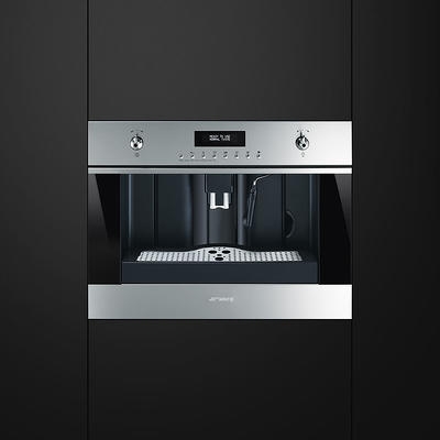 Автоматическая кофемашина, 60 см, высота 45 см Smeg CMS6451X Серия Classica